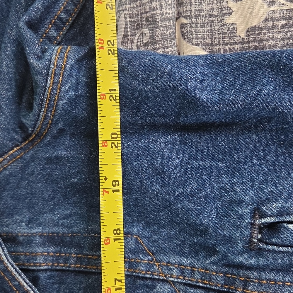 Levi Classic Vintage Blue Denim Jacket 46 L Womens Large - Picture 9 of 9